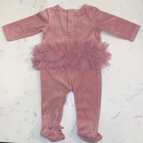 First Impressions Velour Footie - Picture 4 of 4